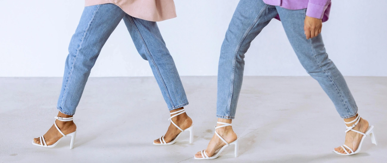 Sharon Stone & Jennifer Aniston Straight Jeans