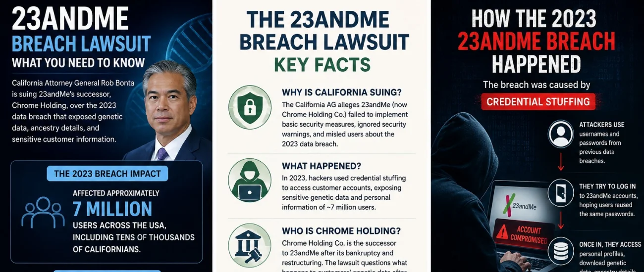 23andMe Breach Lawsuit Facts