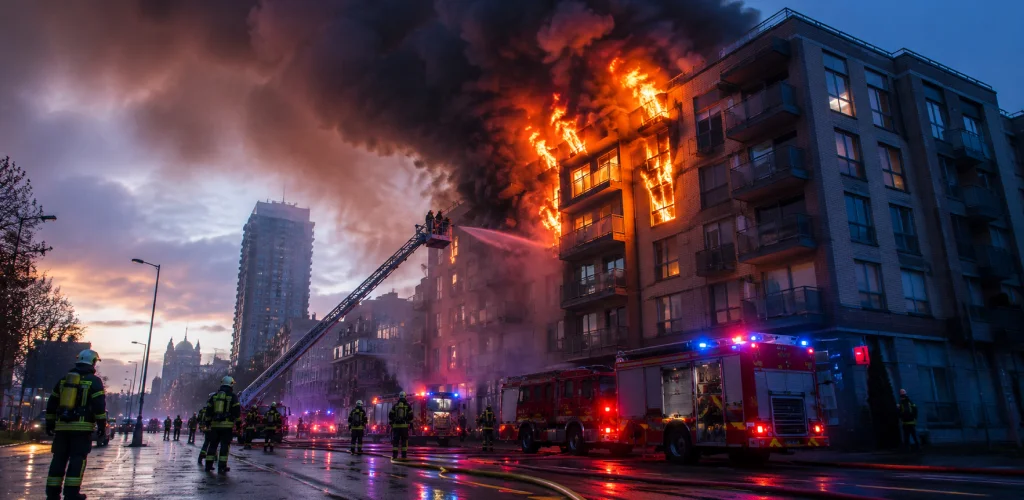 Belgium In Shock At Antwerp Apartment Fire