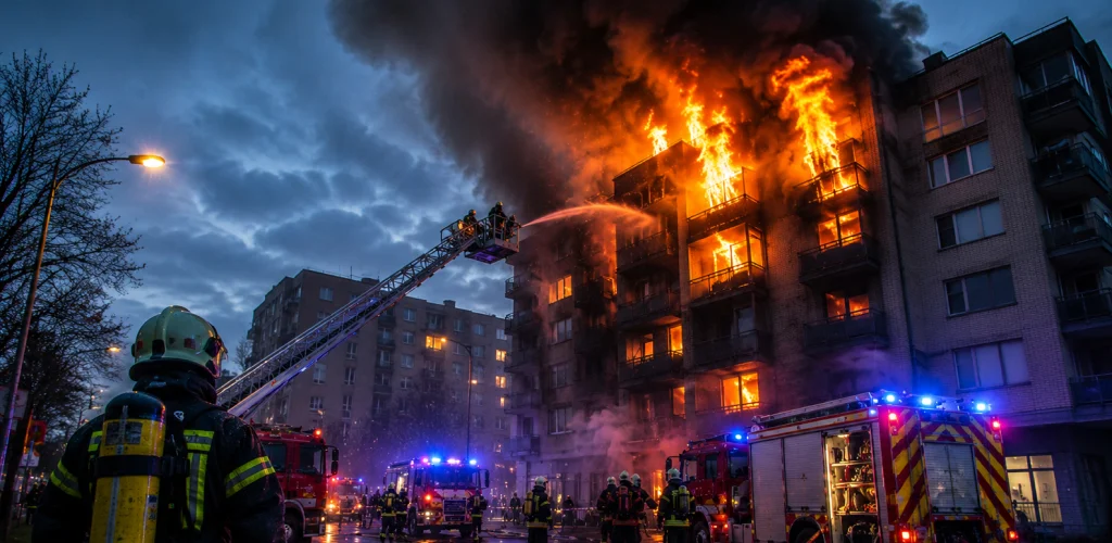Belgium In Shock At Antwerp Apartment Fire