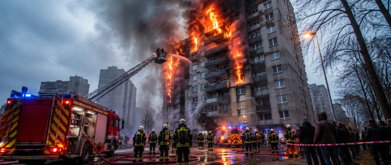 Belgium In Shock At Antwerp Apartment Fire